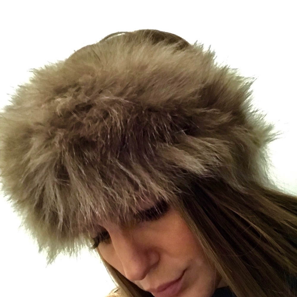Authentic Fox fur headband
